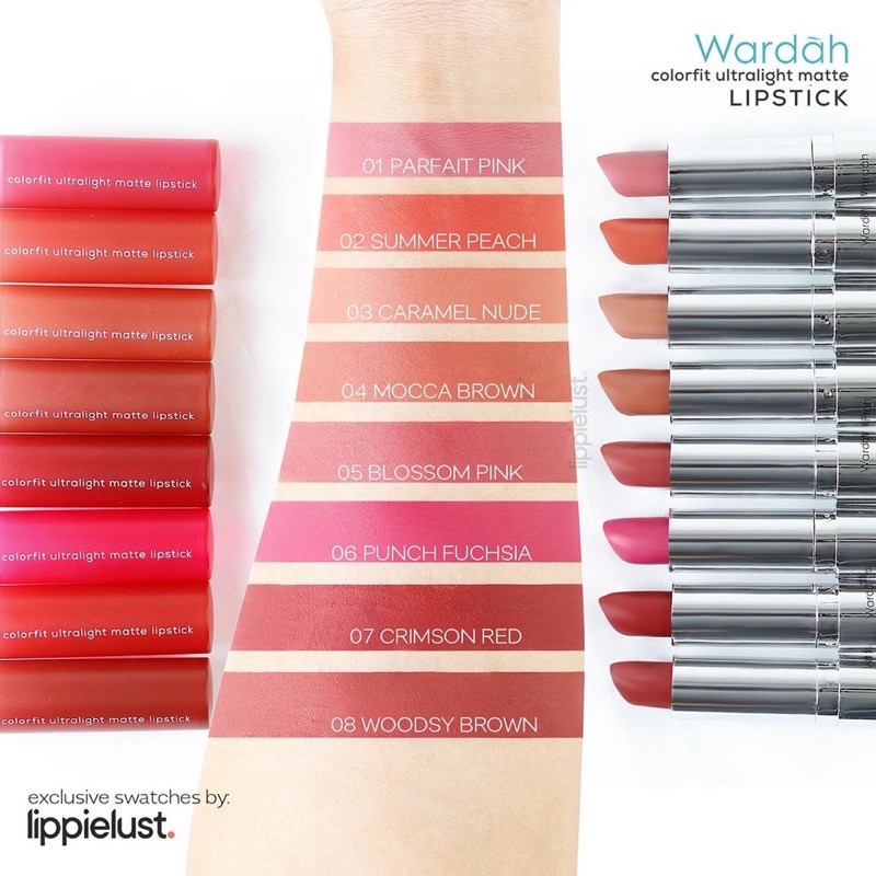 (hàng Mới Về) Son Môi Lì Siêu Nhẹ Wardah Colorfit | BigBuy360 - bigbuy360.vn