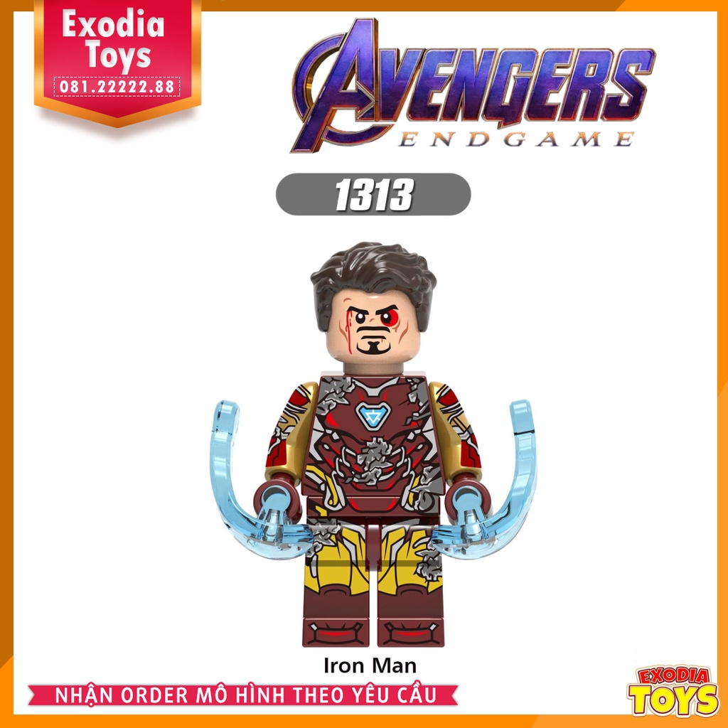 Xếp hình Minifigure Marvel Biệt đội siêu anh hùng Avengers Endgame - Đồ Chơi Lắp Ghép Sáng Tạo - X0264