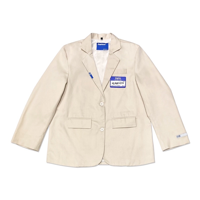 Áo khoác blazer FEARLESS Name Tag logo