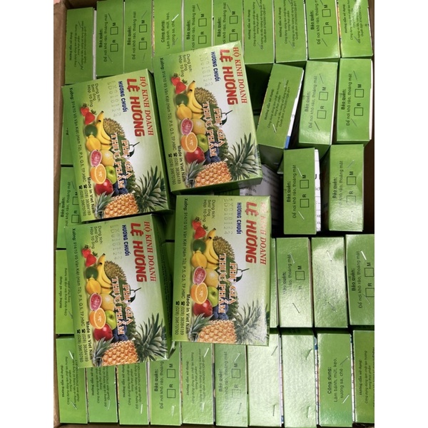 Hộp 10 ống hương chuối lệ hương/ dầu chuối