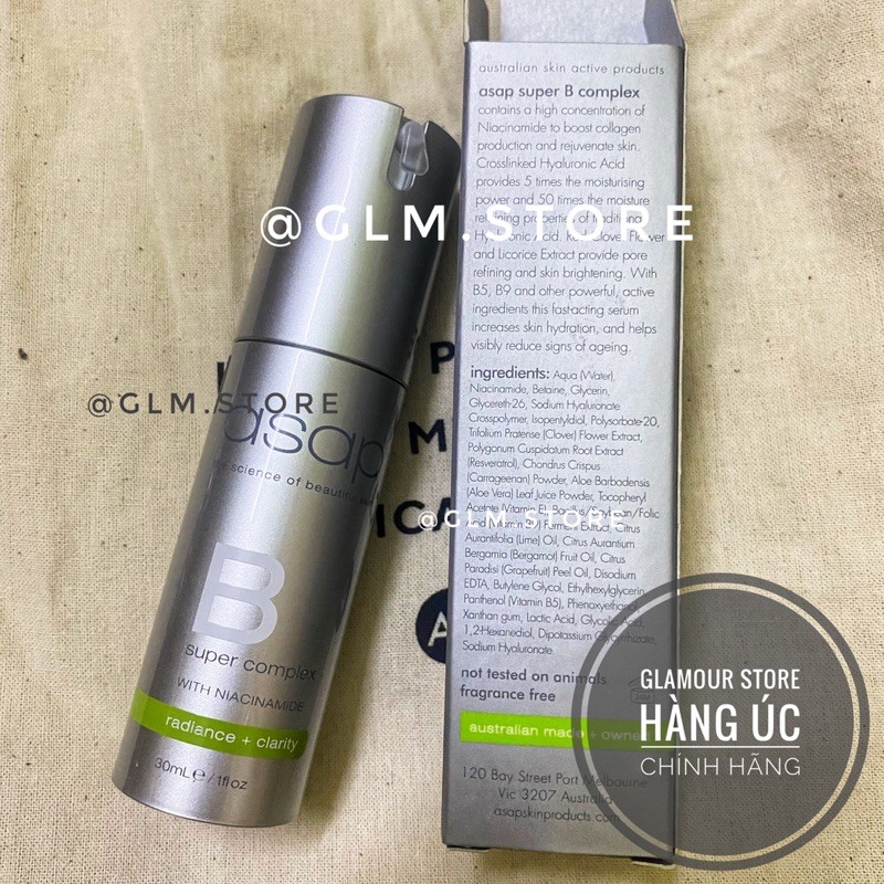 Serum Super B Complex Asap 30ml- Hàng có sẵn