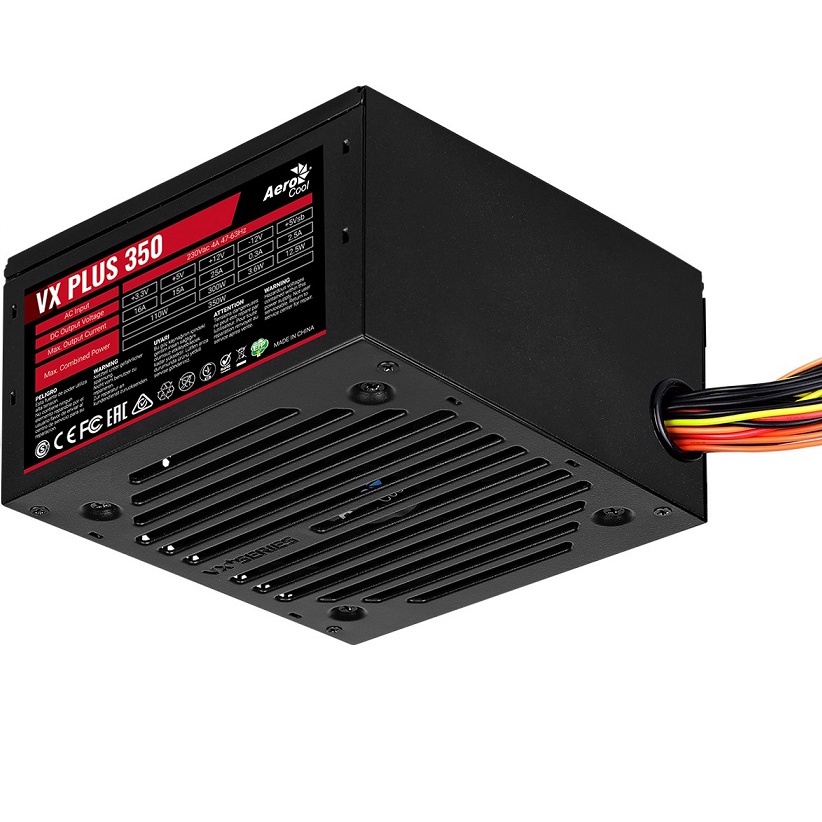 Nguồn Máy Tính Aerocool VX PLUS 350 350W 230V N-PFC | Chính Hãng Bảo Hành 36 Tháng