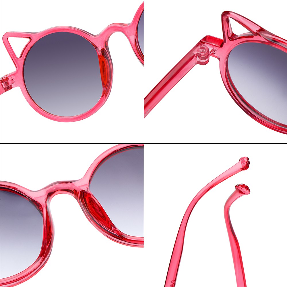 Kính Mát Mắt Mèo Chống Tia Uv400 Thời Trang Mùa Hè Cho Bé