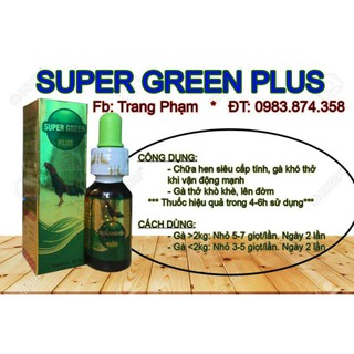 Thuốc hen khò khè cho gà chọi gà tre