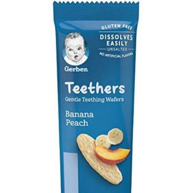 2 Gói lẻ bánh ăn dặm Gerber Teethers