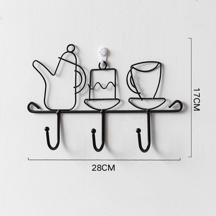 Móc treo đồ hình vật dụng nhà bếp siêu đáng yêu