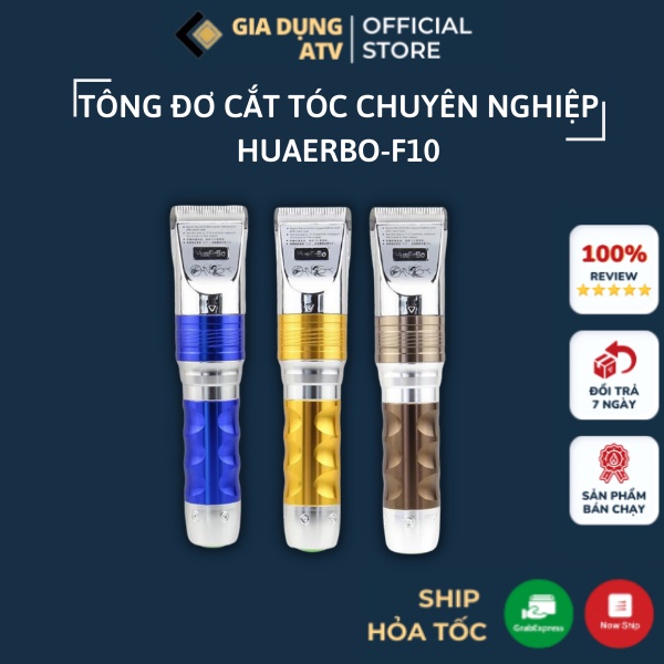 Tông đơ cắt tóc sạc nhanh , tông đơ cắt tóc cho bé chuyên nghiệp F10 cao cấp(bảo hành 6 tháng)