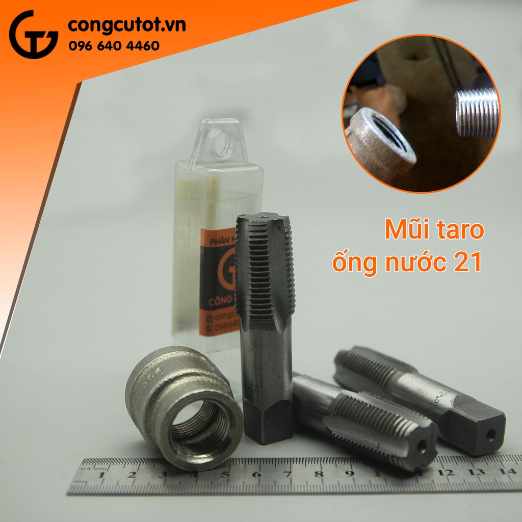 Mũi taro tạo ren đường ống Φ21