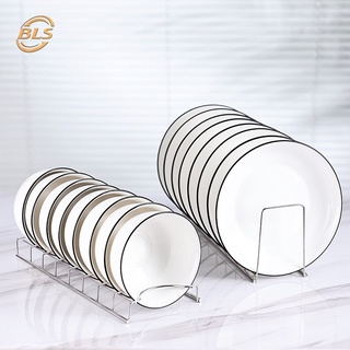 Giá đỡ chén/ dĩa/nắp nồi bằng thép không gỉ đa năng tiện dụng