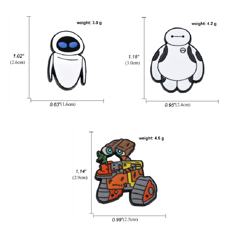 Pin cài áo Baymax biệt đội Big Hero 6 - GC169