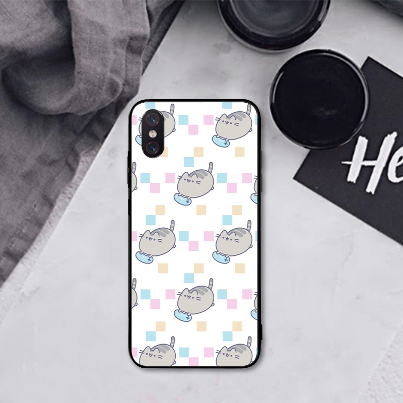 Ốp Điện Thoại Mềm In Hình Mèo Pusheen 205a Cho Xiaomi Mi 11i 11 Ultra Poco F3 Redmi K40 Note 9 10 Pro Max Hoạt Hình