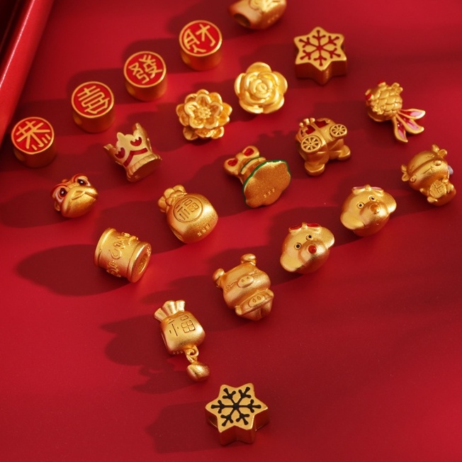 Hạt Làm Vòng Tay diy Phong Cách Dân Tộc Trung Hoa Màu Sắc