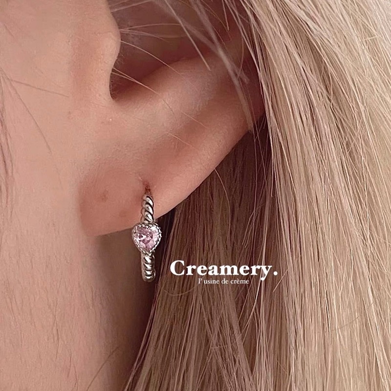 𝐯𝐞𝐥𝐯𝐞𝐭𝐩𝐢𝐧𝐤.𝐚𝐜𝐜🇰🇷 | Đôi khuyên tai tim đá hồng