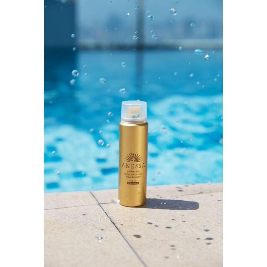 ❤️ Freeship ❤️ Xịt chống nắng bảo vệ hoàn hảo Anessa Perfect UV Spray Sunscreen Aqua Booster SPF 50++