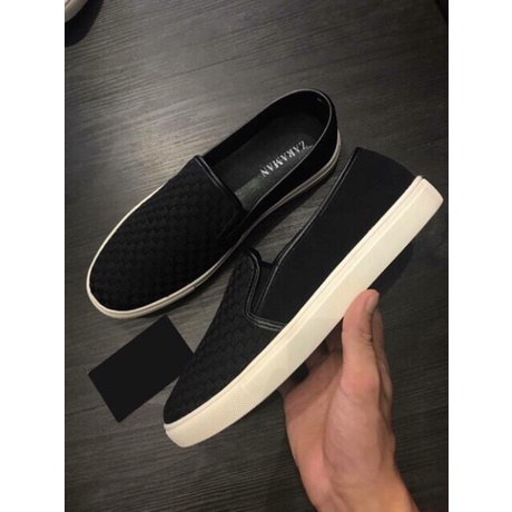 Hot Giày slipon nam vải dệt zara