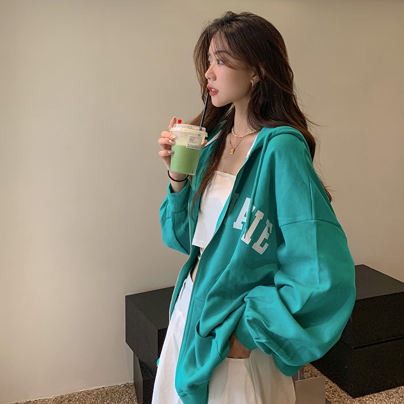 SUXI Áo Khoác Nữ Có Nón Thời Trang Hàn Quốc