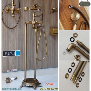 Vòi sen đặt sàn cho bồn tắm GCS09