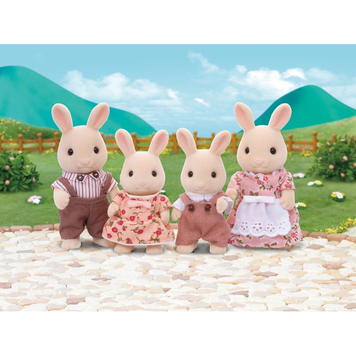 Đồ chơi Sylvanian Families Gia đình thỏ sữa 4108