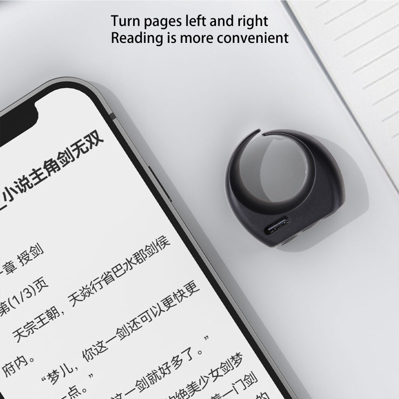 Thiết Bị Điều Khiển Từ Xa Đeo Ngón Tay Có Thể Sạc Lại Bluetooth Bền Bỉ Cho Điện Thoại