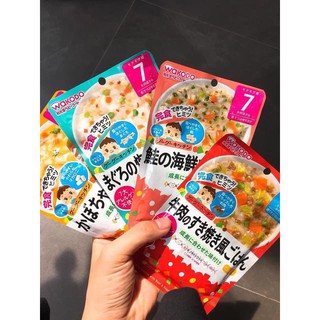 Cháo ăn dặm Wakodo Nhật cho bé từ 7 tháng 80g (date mới 07/2021)