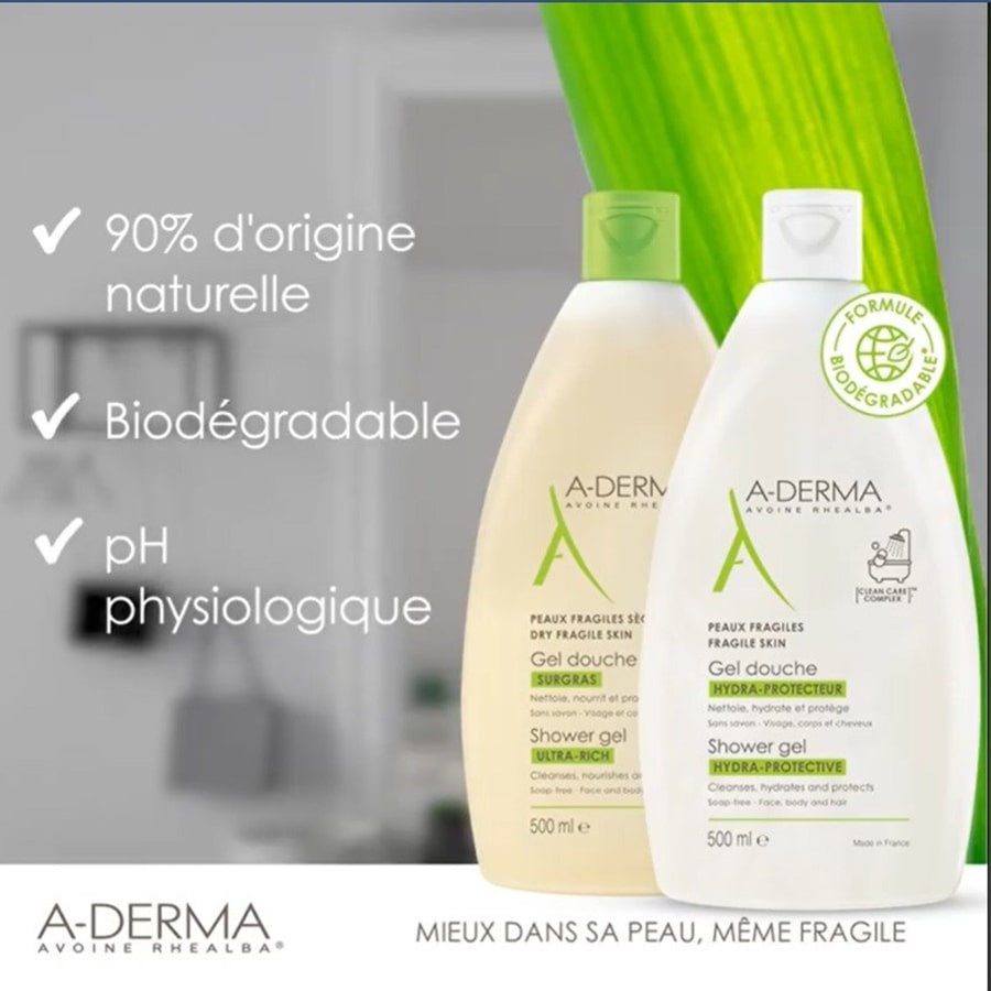 Sữa Tắm Aderma ngăn ngừa Mụn Lưng 500g / Sữa tắm A-derma