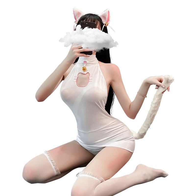 Bộ Đồ Hóa Trang Mèo Khoét Cổ Gợi Cảm Cho Nữ 6916 | BigBuy360 - bigbuy360.vn