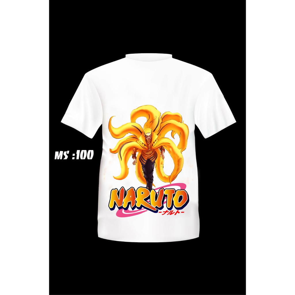 [Pikapi.Store] Áo thun form rộng cực chất in hình Naruto - In chất lượng cao