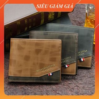 Ví Da Nam 💖 FREESHIP 💖 Ví Da Nam Bỏ Túi Menbense Cao Cấp, Kiểu Dáng Nam Tính Mạnh Mẽ - Chất Liệu Da PU Cao Cấp