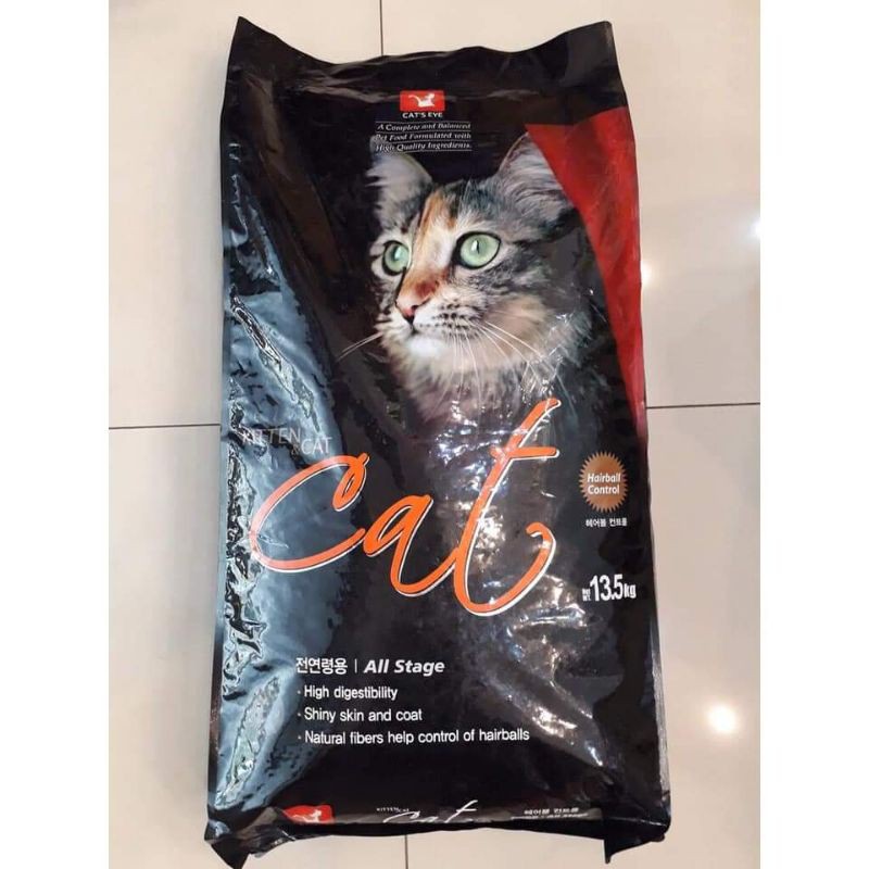 hạt catyes Hàn Quốc cho mèo mọi lứa tuổi Quy cách đóng gói:- 1 bao x 13,5kg