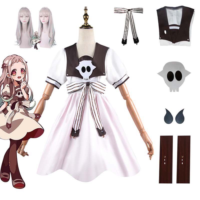 Trang phục hóa thân Halloween Nene Yashiro/ Tóc giả Hanako chất lượng cao