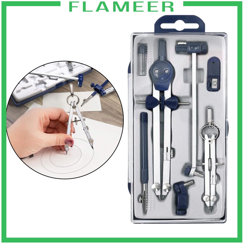 Bộ 7 La Bàn Vẽ Hình Tròn Chuyên Nghiệp