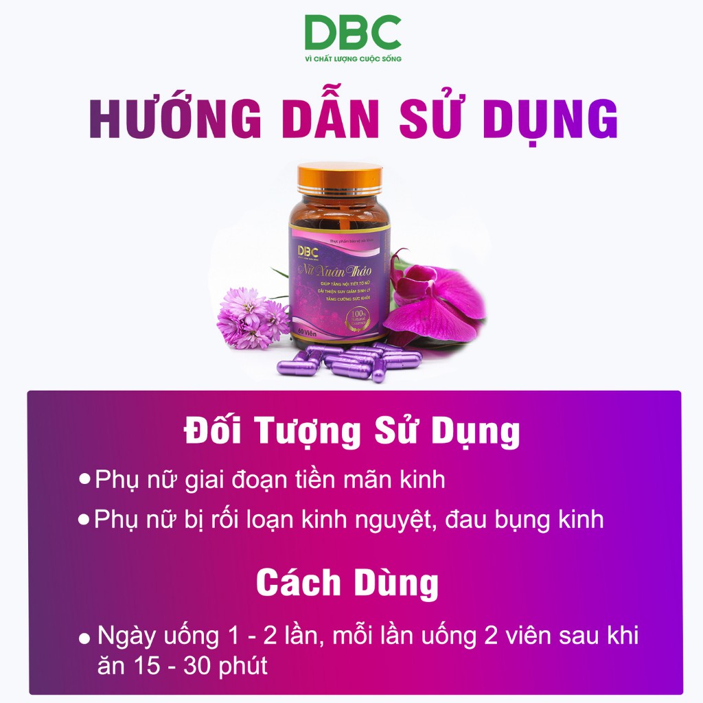 Viên Uống Nội Tiết Nữ Xuân Thảo DƯỢC BẢO CHÂU Hộp 30/60 Viên Giúp Tăng Nội Tiết Tố Nữ Và Sức Khỏe Sinh Lý Phụ Nữ