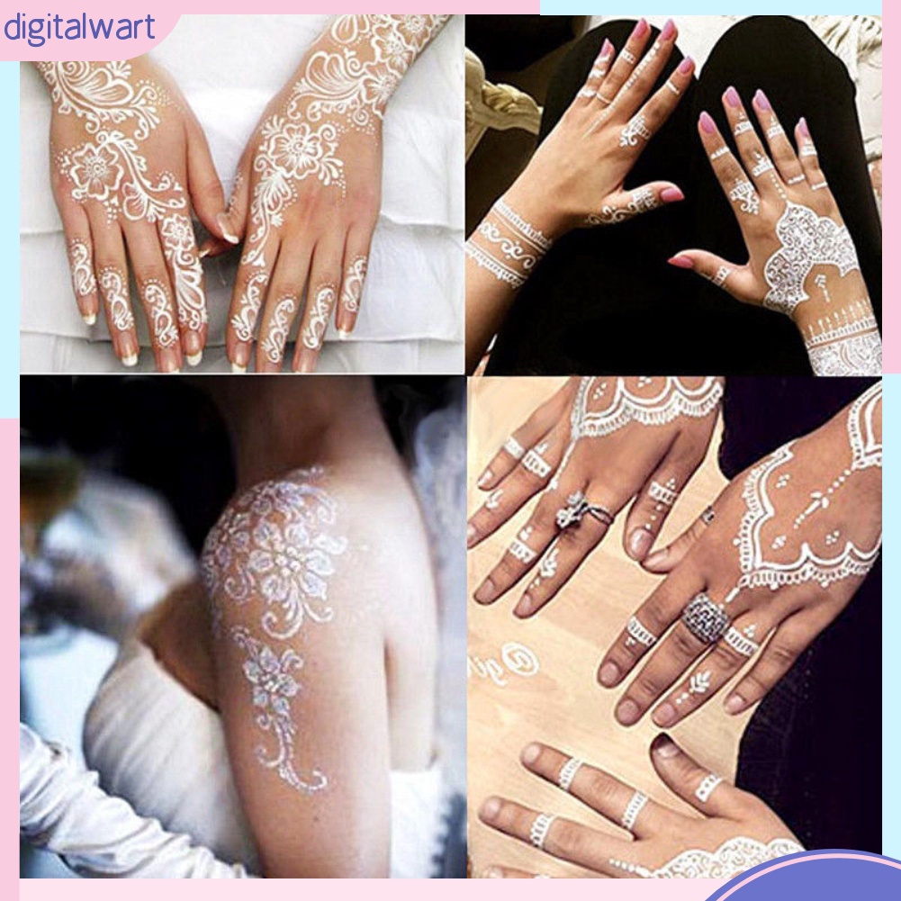 Hình Xăm Tạm Thời Henna Ấn Độ Độc Đáo
