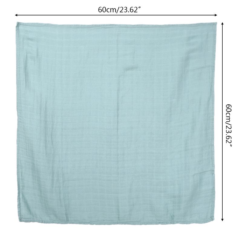 Khăn Yếm Hai Lớp Bằng Vải Cotton Tre Mềm Mại Thoáng Khí Cho Bé