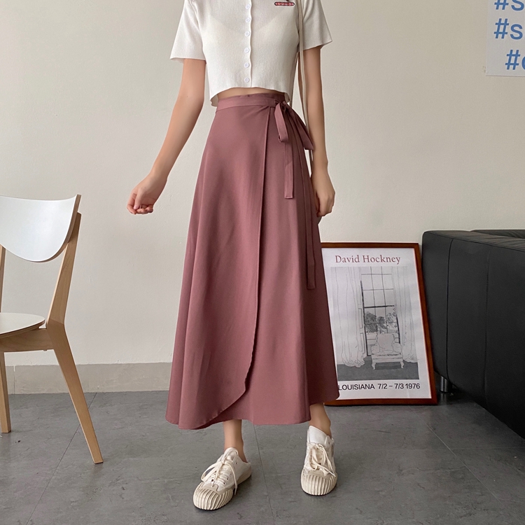 Chân váy chữ A lưng cao thời trang phong cách Hàn Quốc dành cho nữ | BigBuy360 - bigbuy360.vn