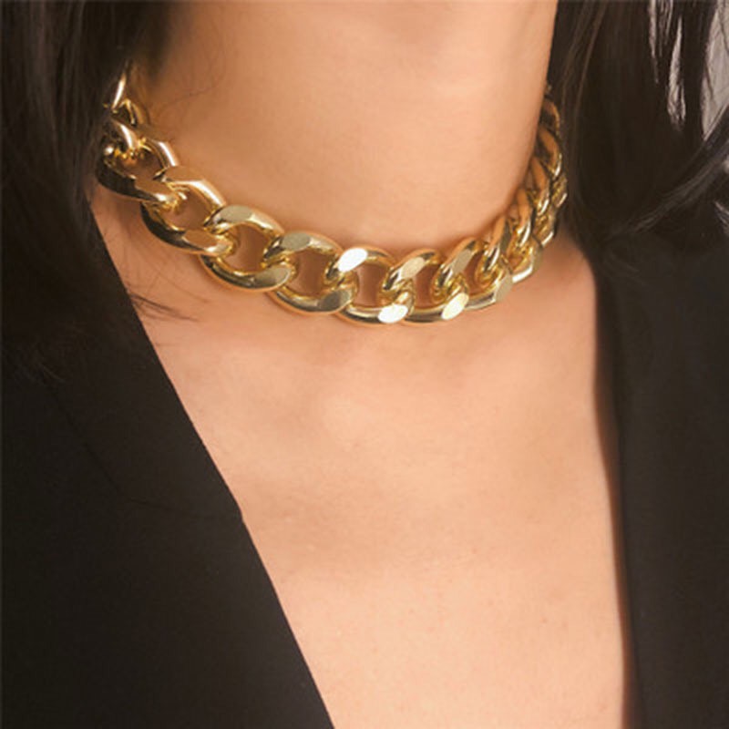 Chocker Vòng Xích Bản To Cá Tính DCX44