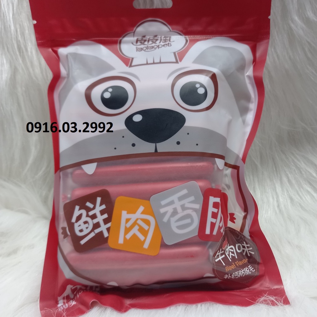 Xúc xích cho chó mèo Taotao Pet gói 450gr