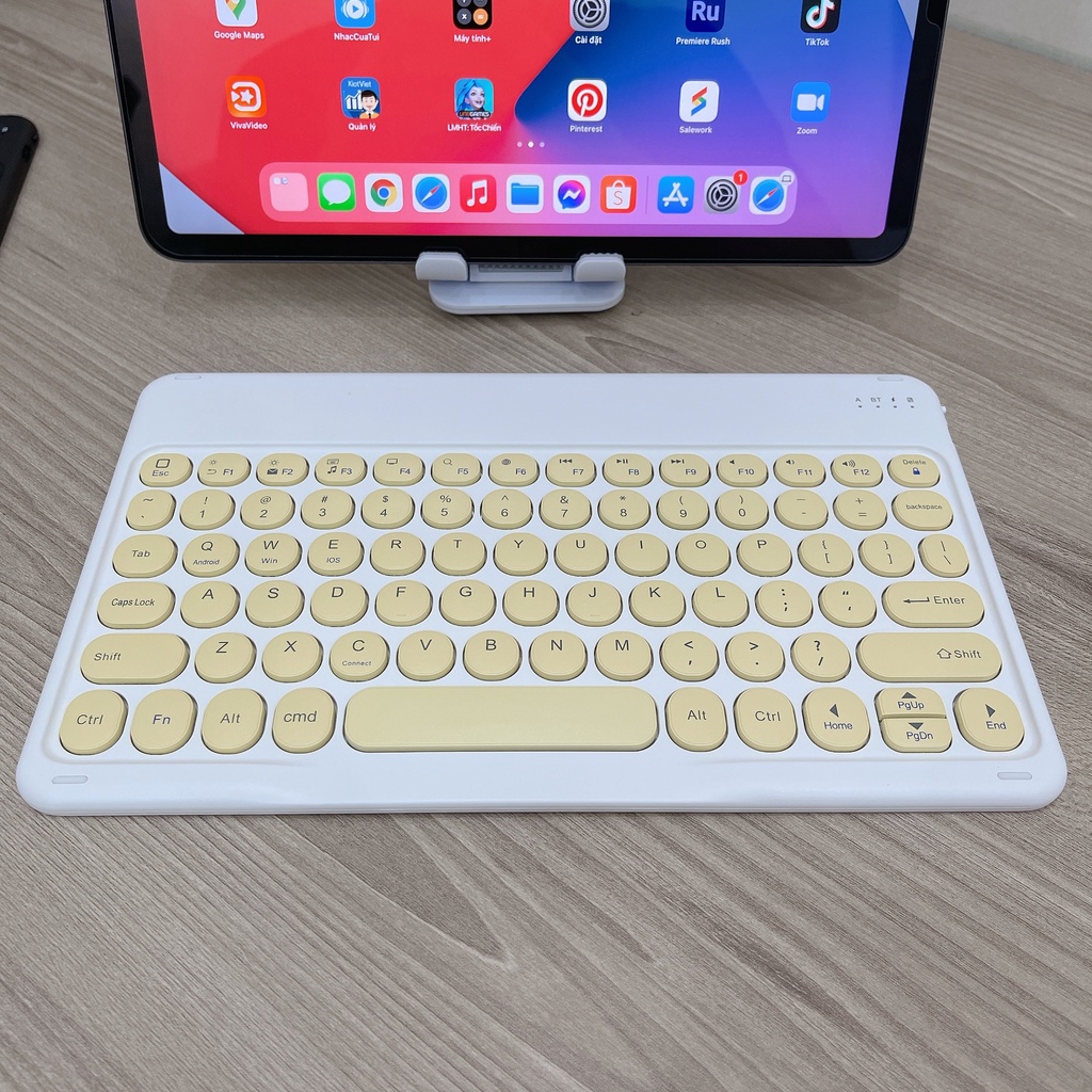 Bàn phím Bluetooth TL01 phím tròn cho iP Android và máy tính Window