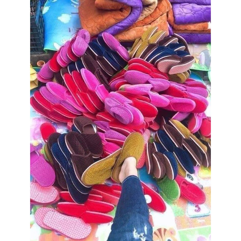 Dép bông đi trong nhà mẫu hot nhất