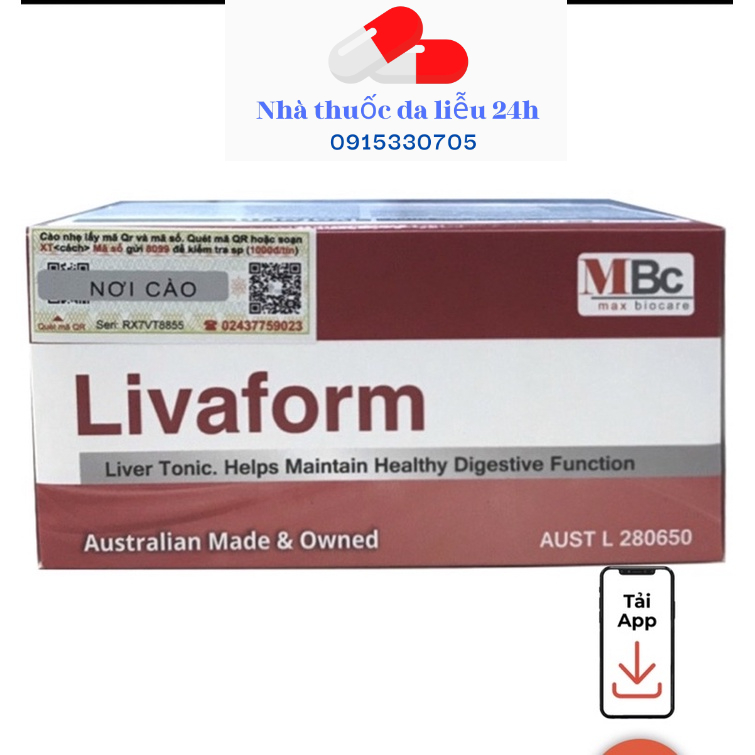 Livaform giải độc gan tăng cường chức năng gan