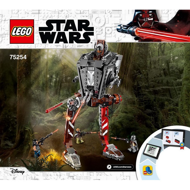 Lego Star Wars 75254 - AT-ST Raider - Bộ xếp hình Lego Rô bốt AT-ST