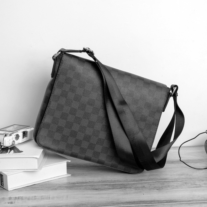 Túi Da Đeo Chéo Nhiều Ngăn Chống Thấm Nước Thời Trang Cho Nam