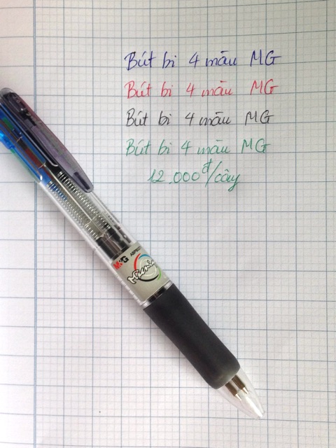 Bút bi nhiều màu MG-Abp80371