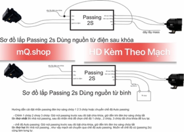 Mạch Passing New 4 Chế Độ Tuỳ Chỉnh Free Bảo Hành 1 Năm