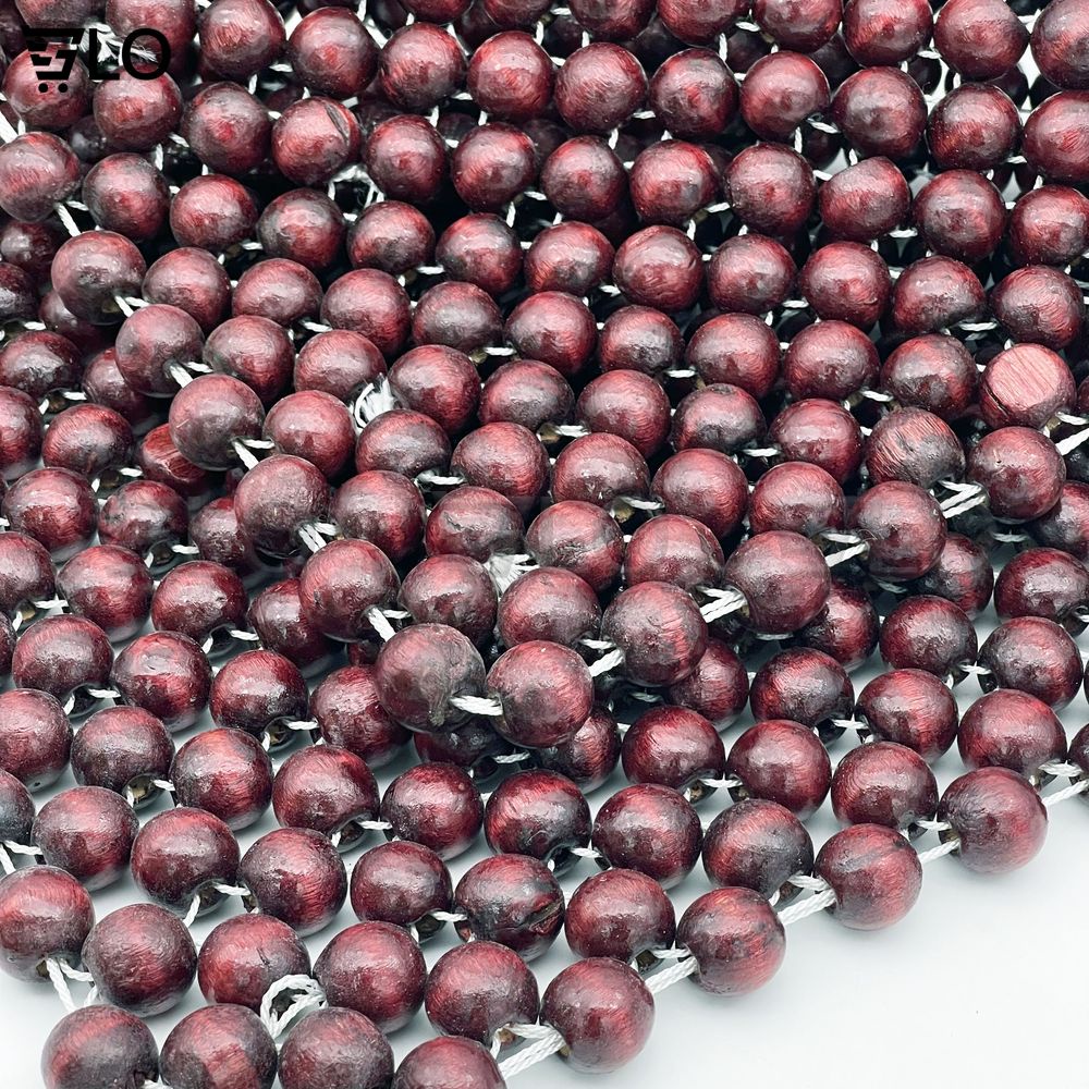 Miếng Đệm Lót Ghế Hạt Gỗ 45cm Làm Từ Gỗ Màu tối