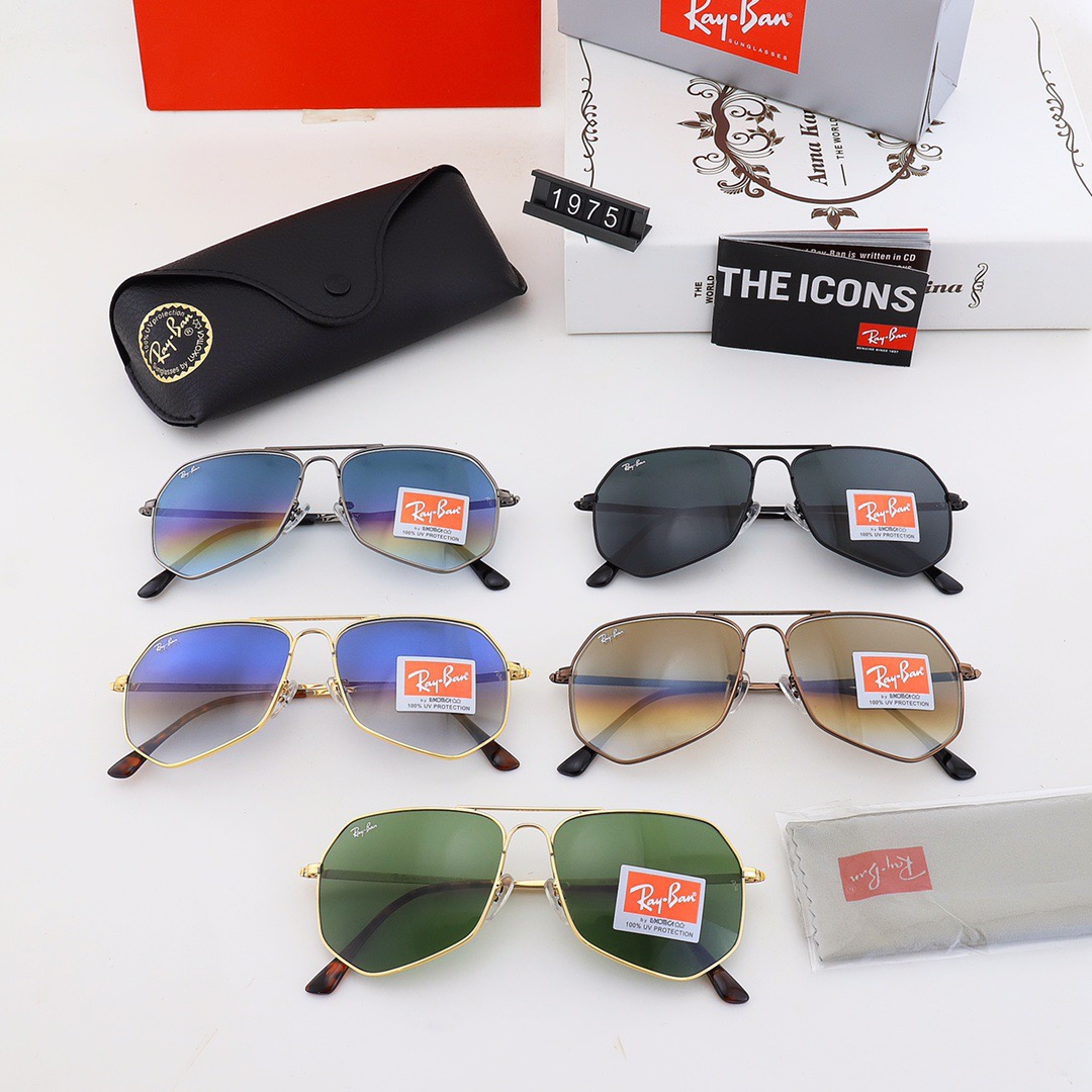 Wayfarer Ray-Ban_ chính hãng Kính râm 2021 Thời trang Hàn Quốc mới Kính râm nam nữ một mảnh Cặp đôi hợp thời trang Du lịch ngoài trời Kính râm lái xes