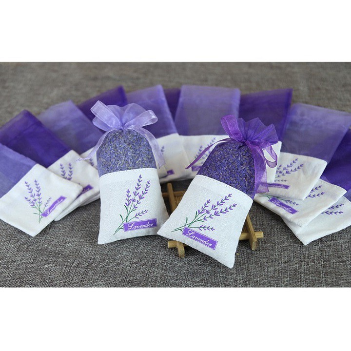 [Xả kho + free ship] Túi Thơm Hoa Oải Hương Lavender (Màu Tím)