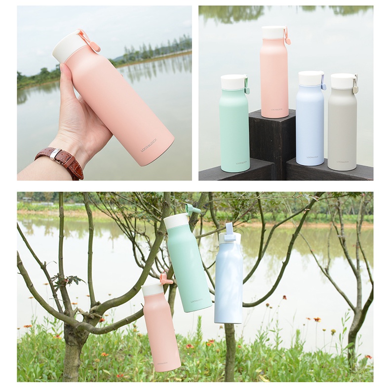 Bình Giữ Nhiệt Lock&Lock Name Tumbler LHC4125PIK 500ml Màu Hồng
