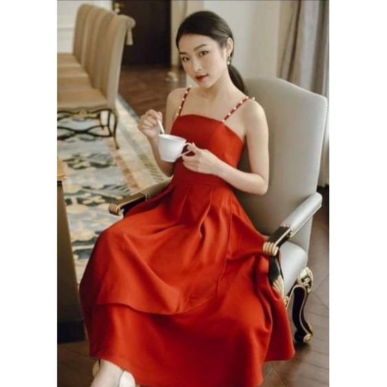 Đầm Hoivu đỏ size S