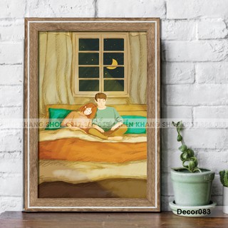 Tranh Decor khung kính cao cấp HKDecor 048
